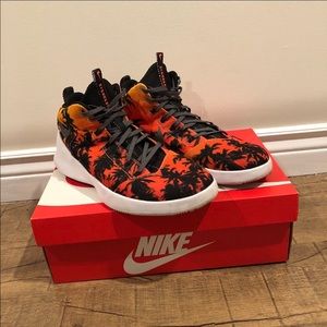 Nike Hyperfr3sh QS Laser Orange/Dark Gray Palm Trees US Size 10